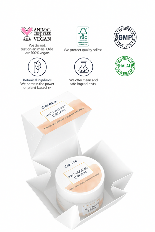 Anti-Aging Feuchtigkeitscreme mit Kollagen & Hyaluronsäure (50 ml)