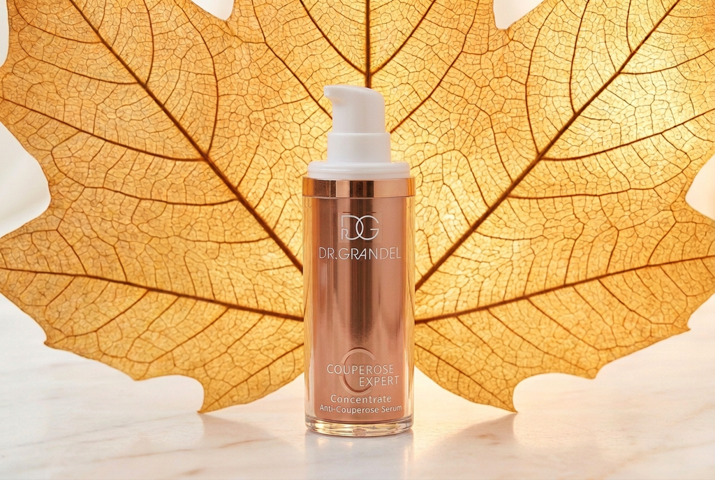 Dr. Grandel Couperose Expert Concentrate – weißer Pumpdeckel